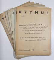 Rytmus, ročník XI. (10 sešitů) - měsíčník pro soudobou hudbu