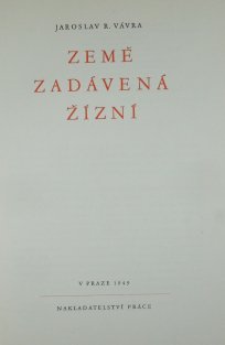 Země zadávená žízní