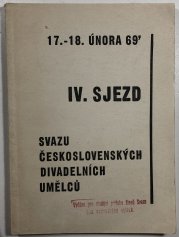 IV.sjezd svazu československých divadelních umělců - 