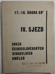 IV.sjezd svazu československých divadelních umělců