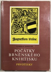 Počátky brněnského knihtisku- prvotisky - 