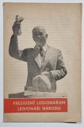 President legionářům - legionáři národu - 