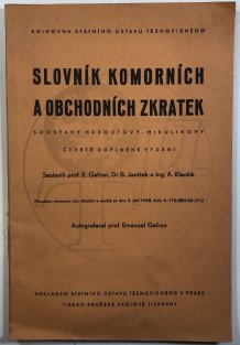 Slovník komorních a obchodních zkratek