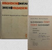 Slovensko-český, česko-slovenský slovník rozdílových výrazů - 