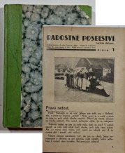 Radostné poselství našim dětem 1933 -1937 - č. 1-24/cca 1933, č. 1-12/1934 ročník III., č. 1-12/1935 ročník IV., č. 1-12/1936 ročník V., č.1-12/1937 ročník VI.