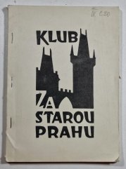 Zprávy Klubu za starou Prahu 1978 - 