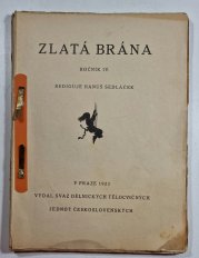 Zlatá brána ročník IV. 1923 č. 1-10 - 