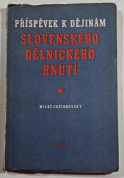 Příspěvek k dějinám slovenského dělnického hnutí - 
