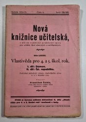 Vlastivěda pro 4. a 5. škol. rok (Nová knižnice učitelská) - 