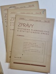 Zprávy štátneho plánovacieho a štatistického úradu č. 2-4/1946, ročník I. - 