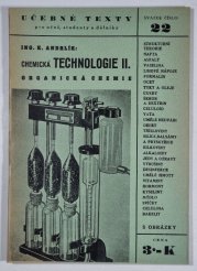 Chemická technologie II. - organická chemie