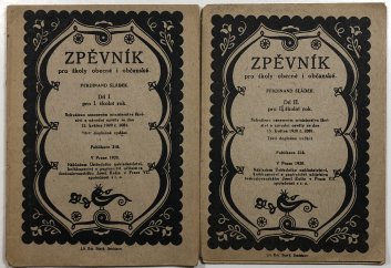 Zpěvník pro školy obecné i občanské I.+II.
