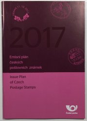 Emisní plán českých poštovních známek 2017(česky, anglicky) - 