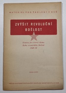 Zvýšit revoluční bdělost