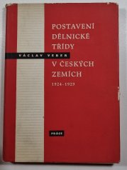 Postavení dělnické třídy v českých zemích 1924-1929 - 