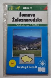 mapa - Šumava,  Železnorudsko 1:50 000  - Turistická mapa, s lyžařskými a běžeckými tratěmi