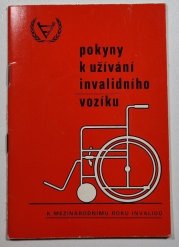 Pokyny k užívání invalidního vozíku - 