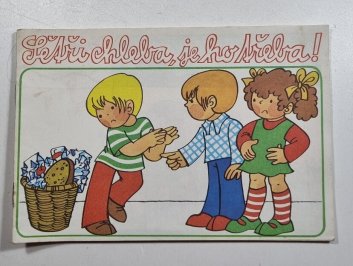 Šetři chleba, je ho třeba - omalovánky