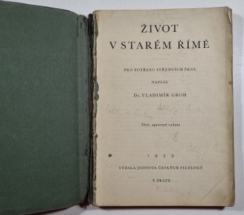Život v starém Římě
