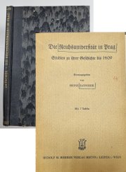 Die Reichsuniversität in Prag - Studien zu ihrer Geschichte bis 1409