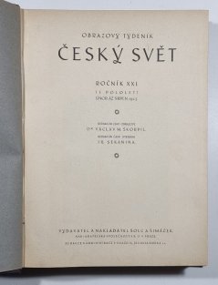 Český svět - ročník XXI. (1924-25) - II. pololetí