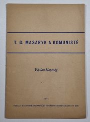 T.G. Masaryk a komunisté - 