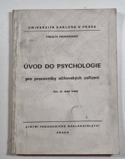 Úvod do psychologie pro pracovníky učňovských zařízení - 