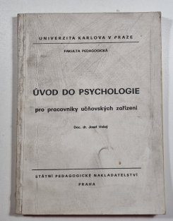 Úvod do psychologie pro pracovníky učňovských zařízení