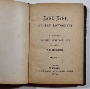 Jane Eyre - Sirotek Lowoodský 1.+2. díl 