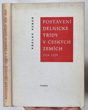 Postavení dělnické třídy v českých zemích 1924-1929 - 