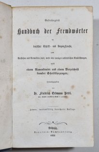 Gedrängtes Handbuch der Fremdwörter