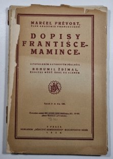 Dopisy Františce - mamince