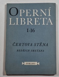 Operetní libreta I-16 - Čertova stěna
