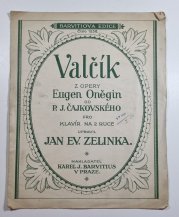 P.J. Čajkovskij - Valčík z opery Eugen Oněgin - Klavír pro 2 ruce