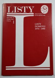 Listy 1/1990 ročník XX. - Listy k domovu 1970-1990