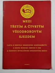 Mezi třetím a čtvrtým všeodborovým sjezdem - 