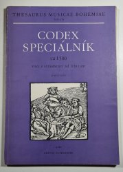 Codex speciálník ca 1500 - Písně