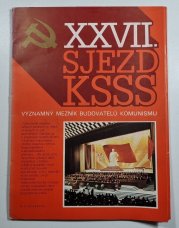 XXVII. Sjezd KSSS - 12 složek (dvojstránek)