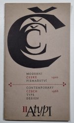 Moderní české písmařství 1900-1968 - Contemporary Czech Type Design - katalog výstavy