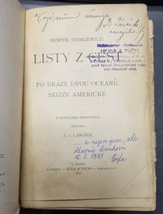 Listy z cest I.-IV.