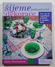 Šijeme jednoduché dekorace - 