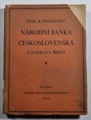 Národní banka československá a náprava měny - 