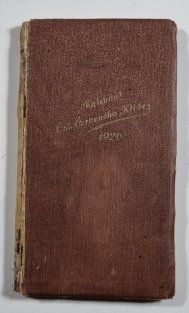 Kapesní zeměpisný kalendář Československého Červeného kříže na rok 1926
