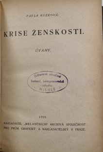 Krise ženskosti / Sluneční soustava /  Tajemství života a smrti