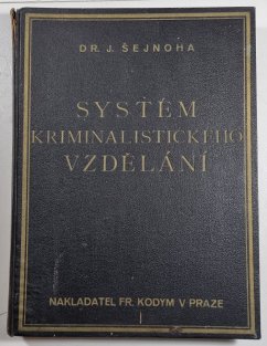 Systém kriminalistického vzdělání