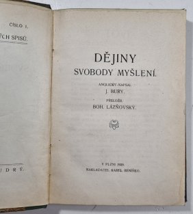 Dějiny svobody myšlení