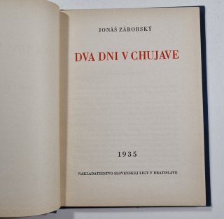 Dva dni v Chujave (slovensky)