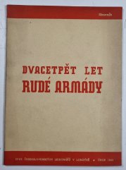 Dvacetpět let Rudé armády - sborník