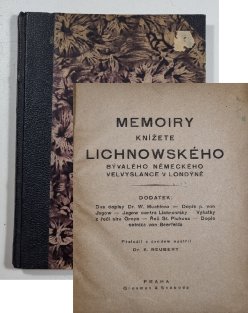 Memoiry knížete Lichnowského, bývalého německého velvyslance v Londýně