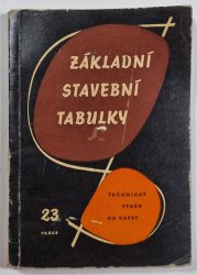 Základní stavební tabulky - 